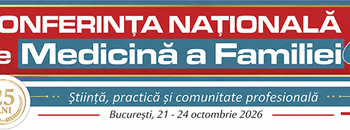 Conferinta Nationala de Medicina a Familiei -  21-24 oct. 2026